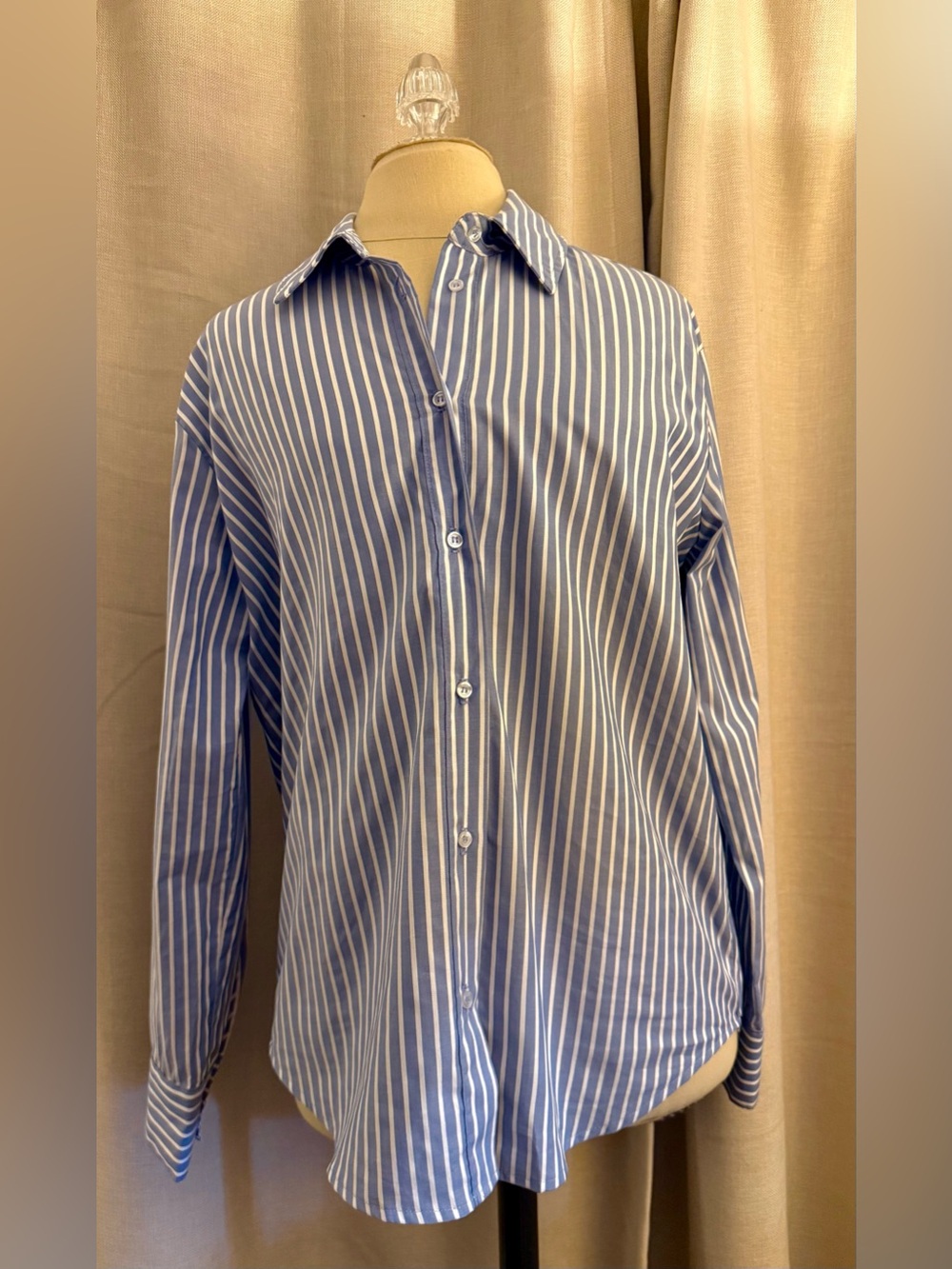 Michael Stars Carson Striped Button Down Shirt  Sz XS
